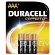 Duracell Coppertop AAA4 DURCTAAA4PK