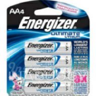 Energizer Ultimate Lithium AA Batteries (4PK)