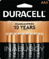 Duracell 15V Coppertop Alkaline AA Batteries (8PK)