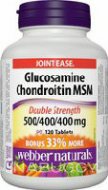 Webber Naturals Glucosamine Chondroitin MSM Double Strength (120CAPS)