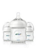 Philips AVENT BPA Free Natural Polypropylene Bottles (3PK) 4OZ