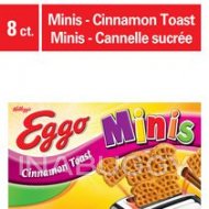 Eggo Minis Cinnamon Toast Waffles 244G (8PK)