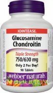 Webber Naturals Glucosamine Chondroitin Triple Strength 750 600 mg (90TABS)