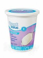 Great Value Fat-Free Plain 0% MF Stirred Yogurt 650G