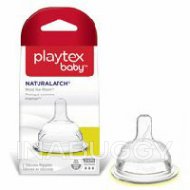 Playtex Baby NATURALATCH Most like Mom Silicone Baby Bottle Nipples (2PK) Fast Flow