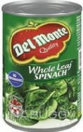 Del Monte Whole Leaf Spinach 398ML