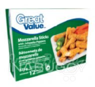 Great Value Mozzarella Sticks with Jalapeno Peppers (1PK)