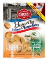 Boulangerie Grissol Sour Cream & Onion Baguettes Bites 130G
