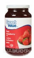 Great Value Pure Strawberry Jam 500ML