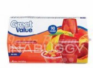 Great Value Peaches in Strawberry Flavoured Gel Cups (4PK) 500G