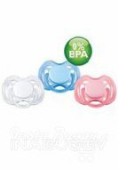 Philips Avent BPA Free Freeflow Pacifier 0-6 Months Colors (2PK)