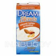 Dream Blends Almond Cashew And Hazelnut Original Unsweetened Non Dairy Beverage 946ML