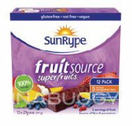 Sun-Rype Products Ltd Fruitsource Superfruits Variety Pak (12PK) 37G
