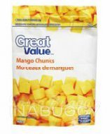Great Value Frozen Mango Chunks 600G