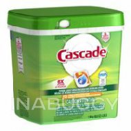 Cascade ActionPacs Dishwasher Detergent Citrus Scent 110EA