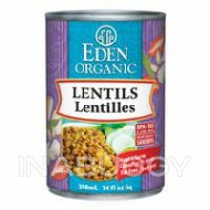 Eden Foods Organic Lentils 398ML