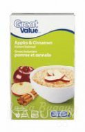 Great Value Apple & Cinnamon Instant Oatmeal (10PK) 325G