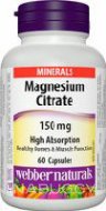 Webber Naturals Magnesium Citrate High Absorption 150 mg (60CAPS)