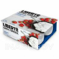 Liberte Greek Yogurt 0% MF Strawberry 400G