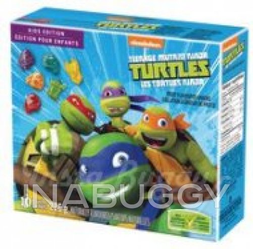 Betty Crocker Fruit Flavored Snacks, Teenage Mutant Ninja Turtles