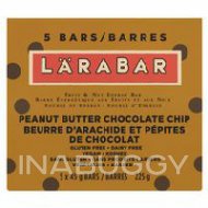 Lara Bar Gluten Free Fruit And Nut Energy Bar Peanut Butter Chocolate Chip (5PK) 45G