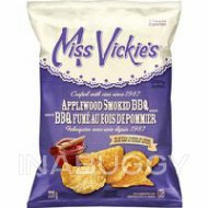 Croustilles cuites à la marmite Barbecue fumé au bois de pommier de Miss Vickie's, 220g Croustilles cuites à la marmite Barbecue fumé au bois de pommier de Miss Vickie's, 220g