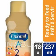 Enfamil APlus 2 Ready to Feed Milk Based Iron Fortified Infant Formula (18PK)237ML