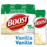 Boisson substitut de repas à la vanille Hyperprotéiné de BOOST(MD), 6 x 237 ml