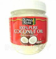 Dunn‘s River 100% Pure Non Hydrogenated Coconut Oil 500ML