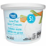 Great Value 5% MF Low Fat Sour Cream 500ML