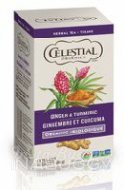 Celestial Seasonings Organic Ginger & Tumeric Herbal Tea Bags 18 count 26G