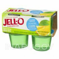 Goûters à la gelée Jell-O réfrigérés Citron-lime, 4 coupes 356g