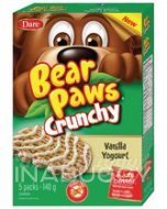 Bear Paws Dare Crunchy Vanilla Yogurt Cookies (5PK) 140G