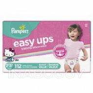 Pampers Easy Ups Training Underwear Girls Size 4 2T-3T 112EA