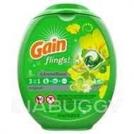 Gain Flings! + Aroma BOOST Laundry Detergent Pacs Original 81EA