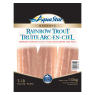 Aqua Star Reserve Boneless Skin-on Rainbow Trout Fillets ~1.13 kg