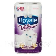 Royale Velour 165 Sht Bathroom Tissue 8 EA
