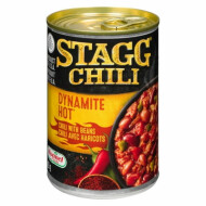 Hormel Stagg Canned Dynamite Hot Chili With Beans ~425 g