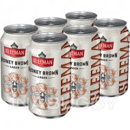 Sleeman - Honey Brown Lager Can, 6 x 355 mL