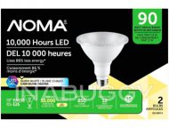 NOMA LED P38 90W Light Bulbs, 2-pk