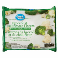 Great Value Natural Broccoli & Cauliflower Florets 1Ea