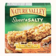 Nature Valley Sweet and Salty Chew Bar Peanut, 5 x 35g