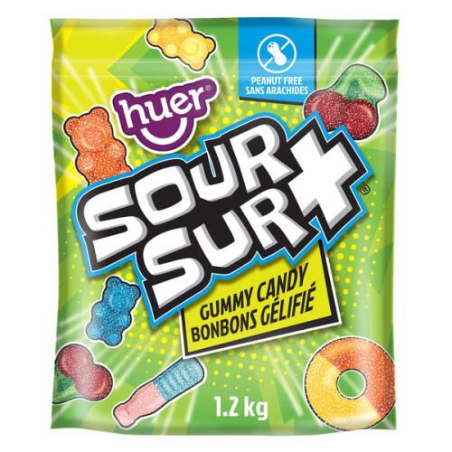 Huer Foods Inc. Sour Plus Gummy Candy 1.2 kg Costco , Ottawa Grocery