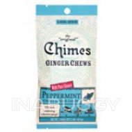 Chimes Ginger Chews Peppermint 142G