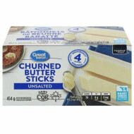 Great Value Unsalted Churned Butter Sticks ~454 g