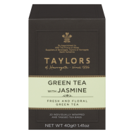 Taylors Of Harrogate Tea, Green with Jasmine, Sachets 20 - 2.5 g sachets [1.76 oz (50 g)] 1 Ea