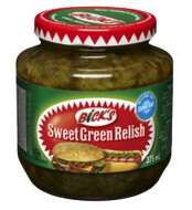 Bicks Sweet Green Relish 375ml 1 Ea