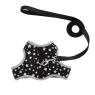 Whisker City® Reflective Star Cat Leash & Harness Combo