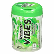 Trident Vibes Spearmint Rush Sugar Free Chewing Gum Bottle 40 Count