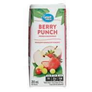 Great Value Frozen Berry Punch Concentrate 1Ea